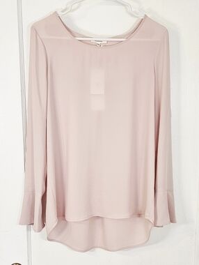Light Pink Bell Cuff Blouse